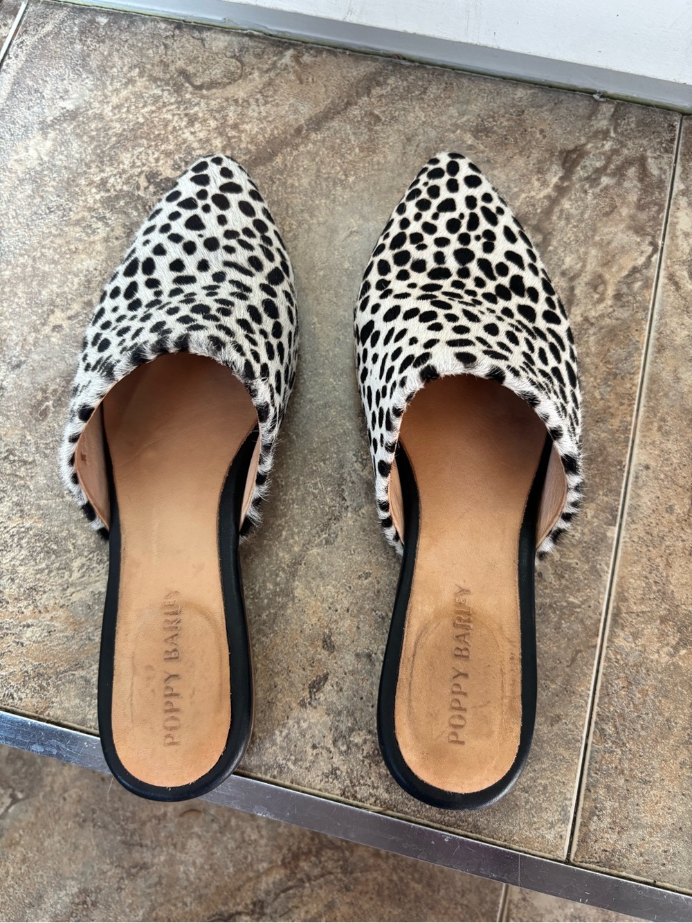 Poppy Barley market mule size 7